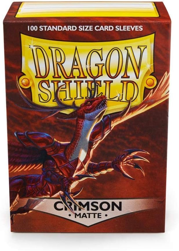 Dragon Shield Sleeves - Crimson Matte