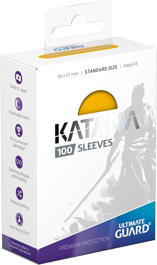 Ultimate Guard Katana Card Sleeves - Yellow