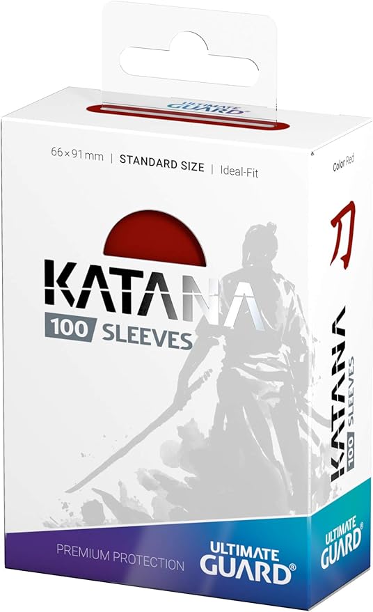 Ultimate Guard Katana Card Sleeves - Red