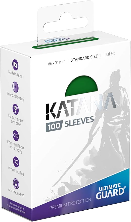 Ultimate Guard Katana Card Sleeves - Green