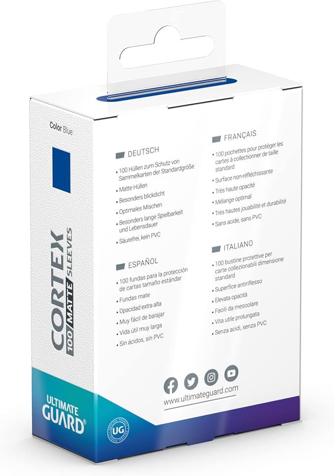 Ultimate Guard Corex Card Sleeves - Blue