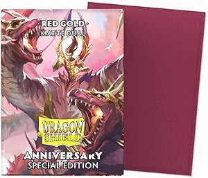 Dragon Shield - Special Edition - Red/Gold
Sleeves - Standard size - Matte Dual