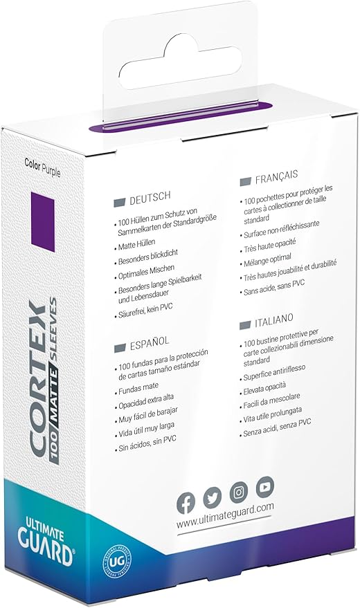 Ultimate Guard Corex Card Sleeves - Purple