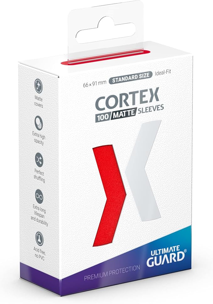 Ultimate Guard Corex Card Sleeves - Red