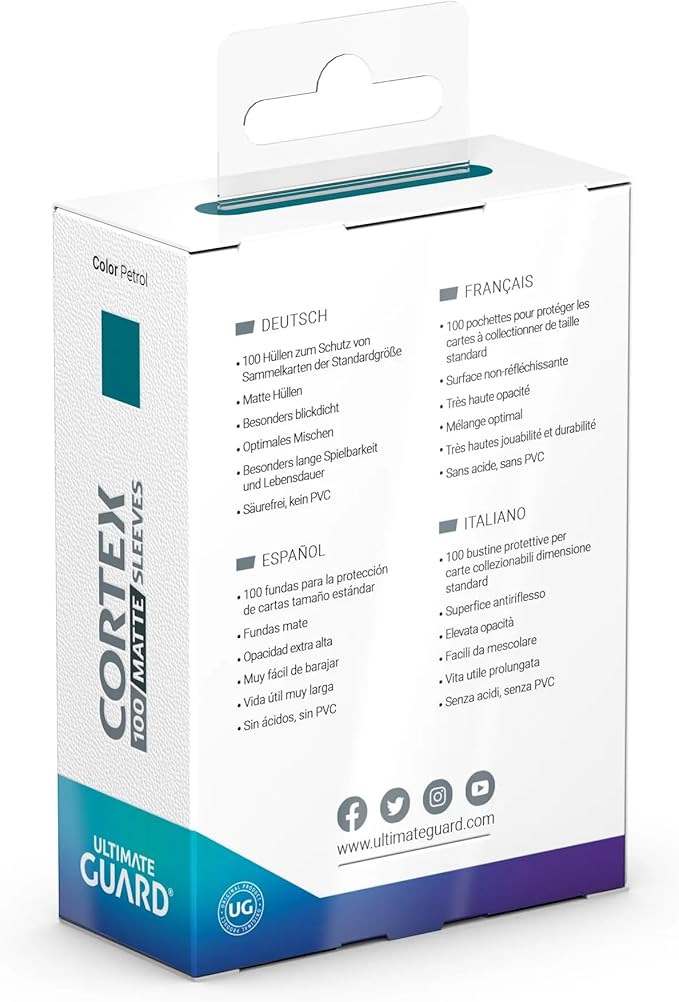 Ultimate Guard Corex Card Sleeves - Petrol