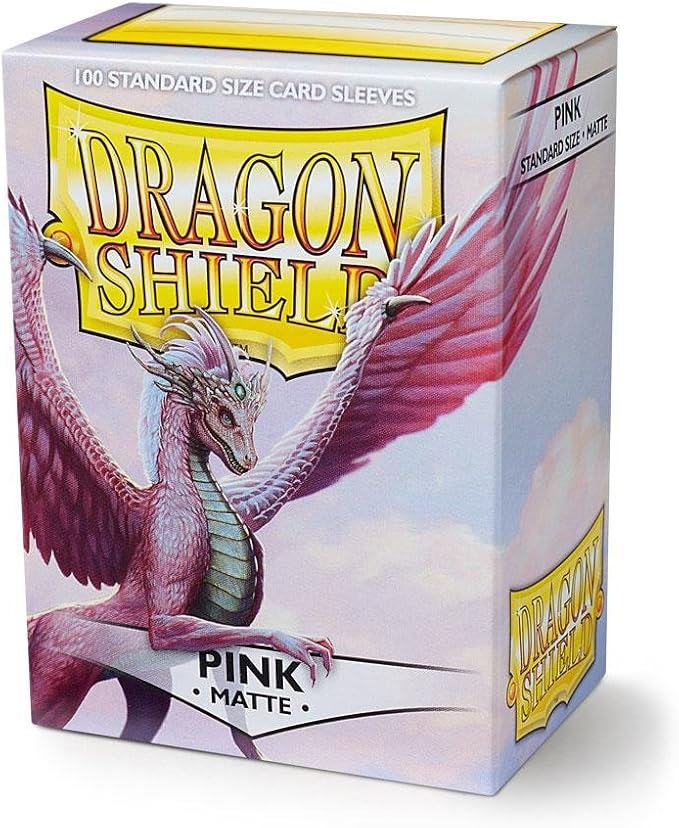 Dragon Shield Card Sleeves - Matte Pink