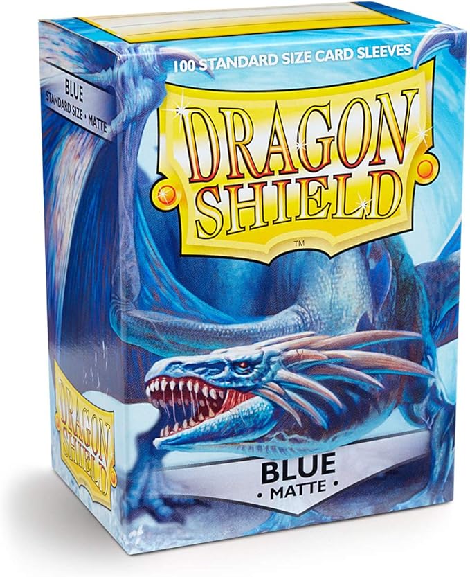 Dragon Shield Sleeves - Blue Matte