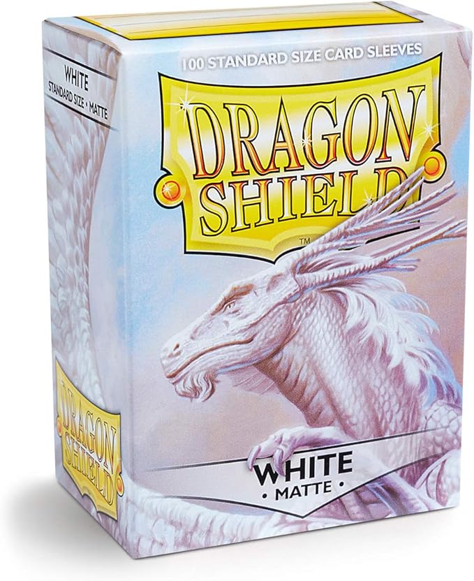 Dragon Shield Sleeves - White Matte