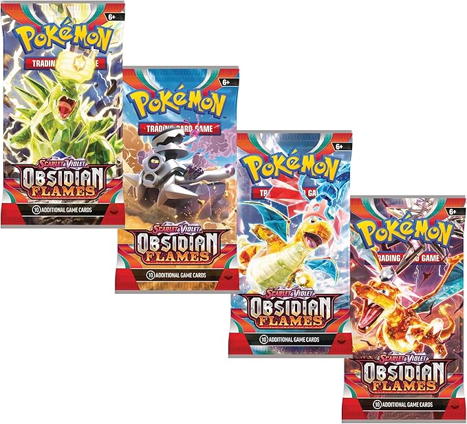 Pokemon Scarlet Violet S3 Obsidian Flames Booster Bundle
