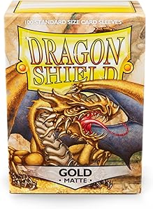 Dragon Shield Sleeves - Gold Matte