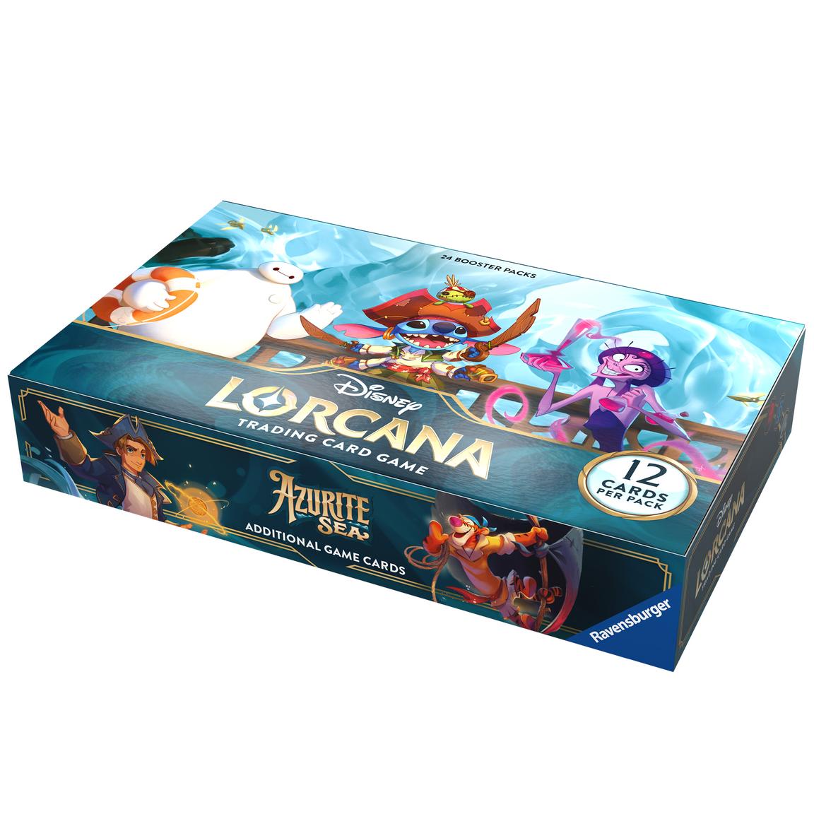 Disney Lorcana Trading Card Game: Azurite Sea Chapter 6 Booster Full Box
