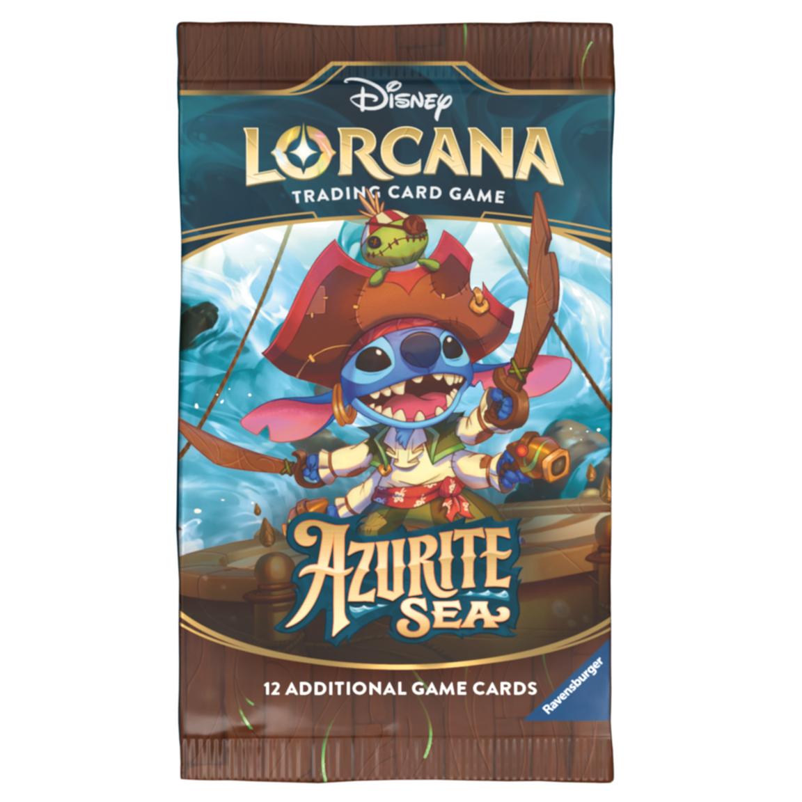 Disney Lorcana Trading Card Game: Azurite Sea Chapter 6 Booster Full Box