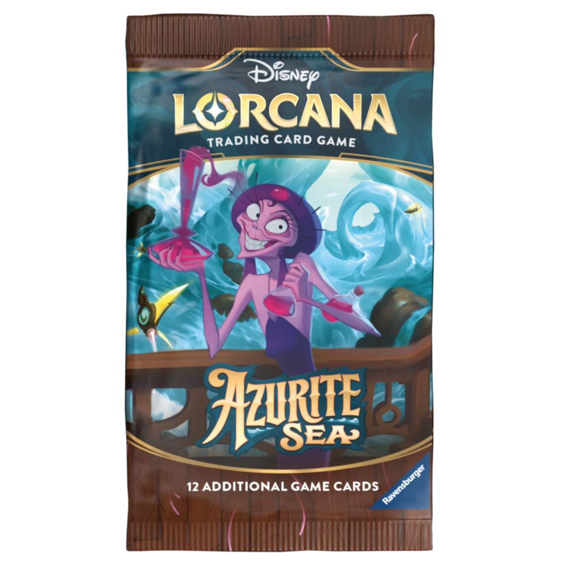 Disney Lorcana Trading Card Game: Azurite Sea Chapter 6 Booster Full Box