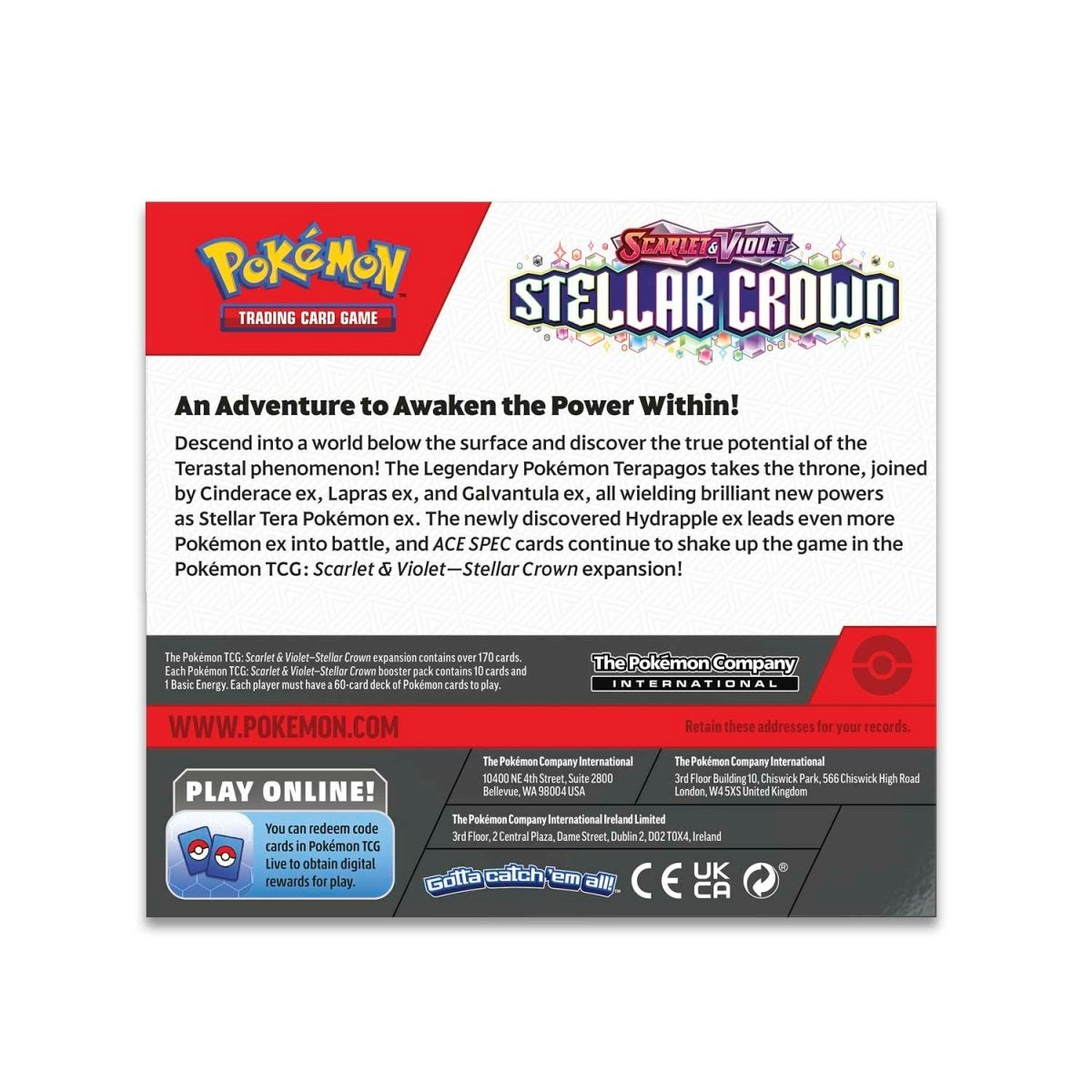 Pokémon TCG: Scarlet & Violet—Stellar Crown Booster Display Box