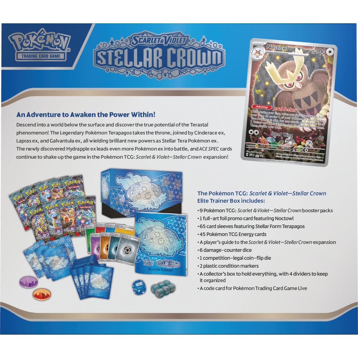 Pokémon Trading Card Game: Scarlet & Violet Stellar Crown Elite Trainer Box