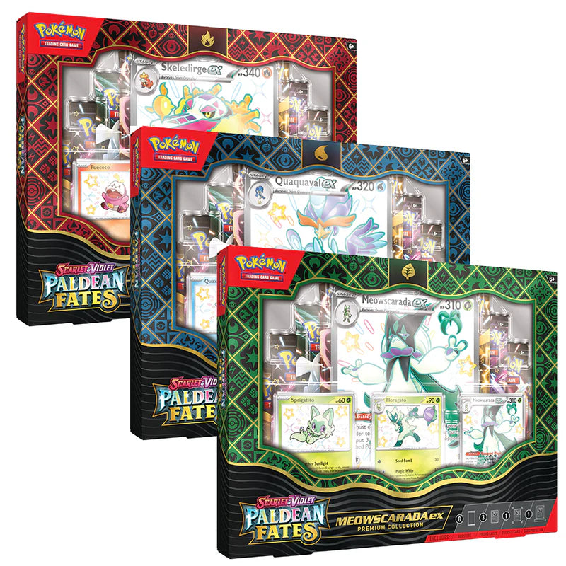 Pokemon Paldean Fates Pokemon ex Premium Collection