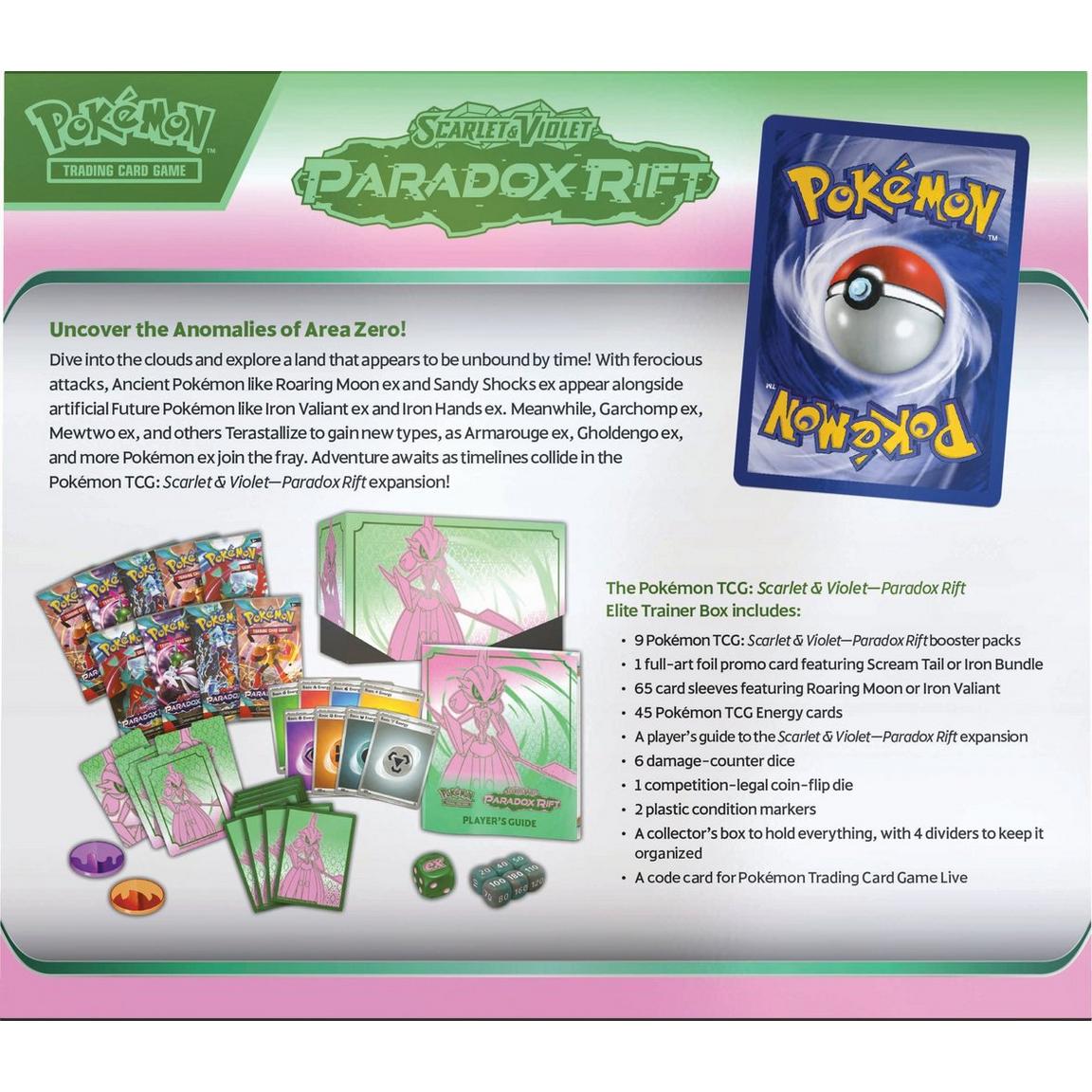 Pokemon Scarlet & Violet 4 Paradox Rift Elite Trainer Box