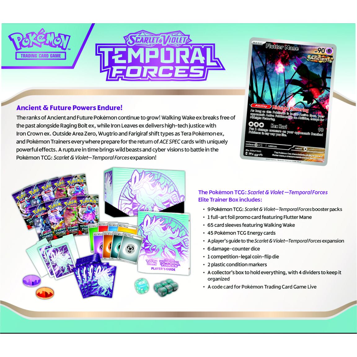 Pokemon Trading Card Game: Scarlet and Violet Temporal Forces Elite Trainer Box